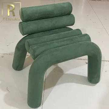 Minimalist Modern Special-Shaped Elbow Single Accent Chair for Bold Dining Rooms