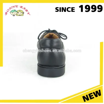 Alibaba Shoes Black Student Wear Lace Up Kids Shoes Children Boys Casual Shoes 2016