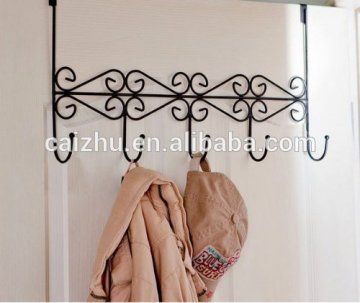 Wall mounted clothes door hanger rack coat hook