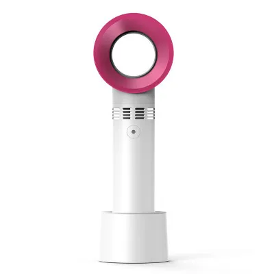 Customizable Creative Electric Mini USB Rechargeable Stand Cooler: Explore Unique Bladeless Portable Fans in Various Colors