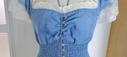 Custom Crop Maid Dress