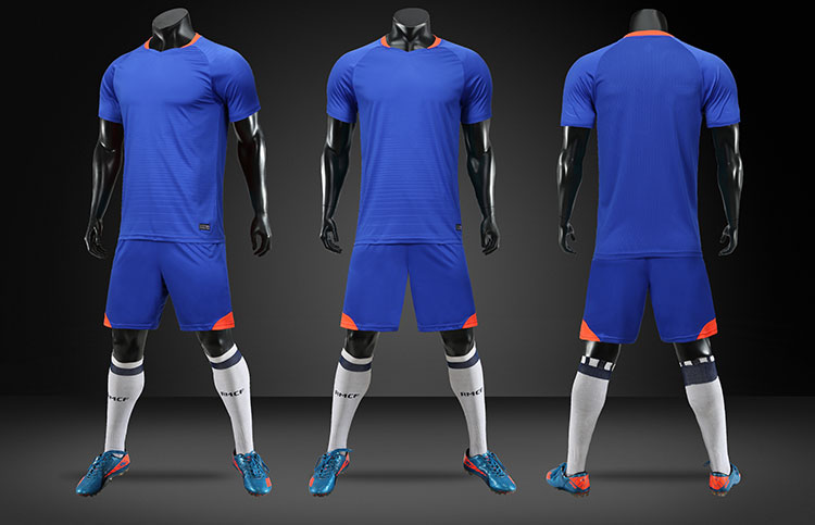 nieuwe aankomst voetbal jersey polyester voetbal uniform