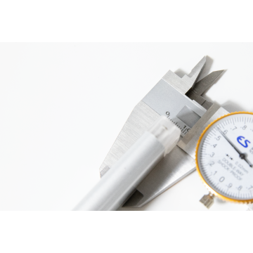 Белая ультратонкая фасадная решетка DQ20A-20