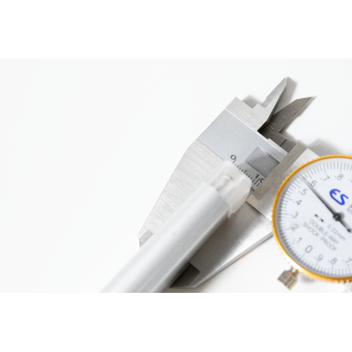 Белая ультратонкая фасадная решетка DQ20A-20