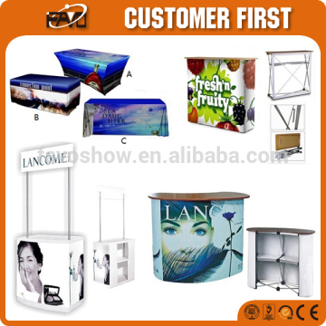 Hot Sale ABS Promotion Table, Aluminum Pop Up Counter, High Quality Promotion Counter                        
                                                Quality Choice