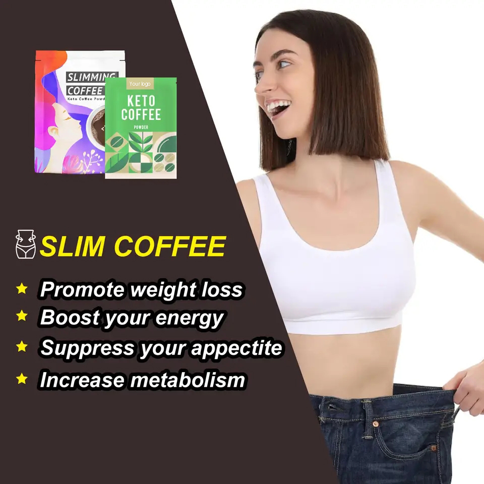 OEM/ODM Vegan Sugar Free Boost Energy Weight Loss Appetite Suppression Slimming Keto Coffee Powder