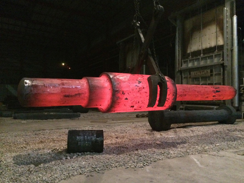 forged spline and gear shaft