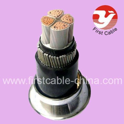 XLPE Insulated SWA Four Core Power Cable