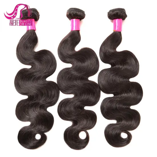 3 Bundles Brazilian Natural Color Body Wave Virgin Human Hair