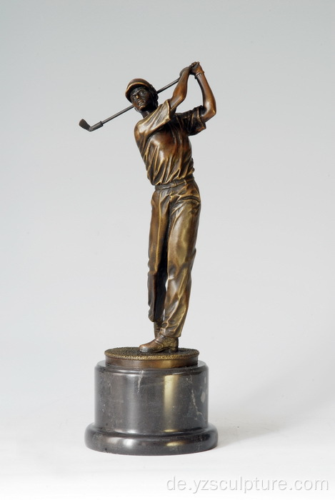 Bronze Golf Spieler Statue zum Verkauf