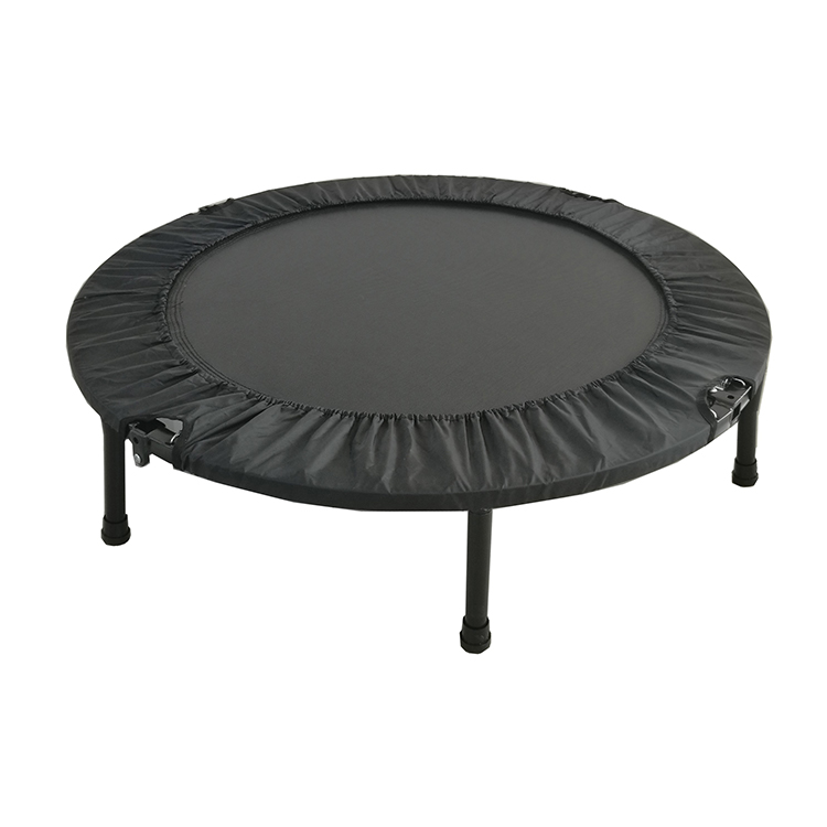 Fitness Indoor Mini Trampoline Jumping Jumping Entrenamiento de salto para saltar espacio para el espacio, plegado