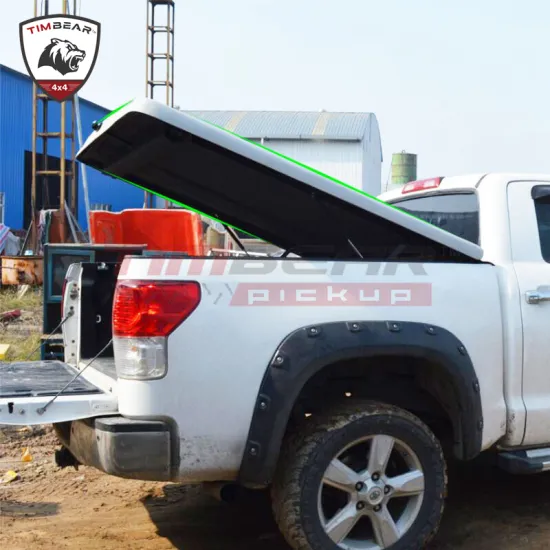 4X4 Pickup Truck Accessories: Fiberglass Sport Lid and Tonneau Cover for Toyota Tundra 2008-2013