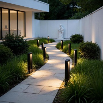 Tájkép IP65 alumínium LED kerti gyep Bollard Light