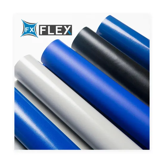 High Resistance Weather FLFX PVC Plastic Tarp Rolls - 400 to 650 gsm