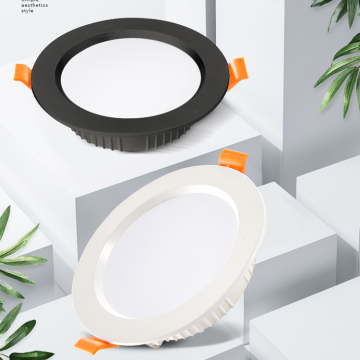 Energy Saving LED Downlights: 3W to 24W COB Recessed Round Ceiling Lights