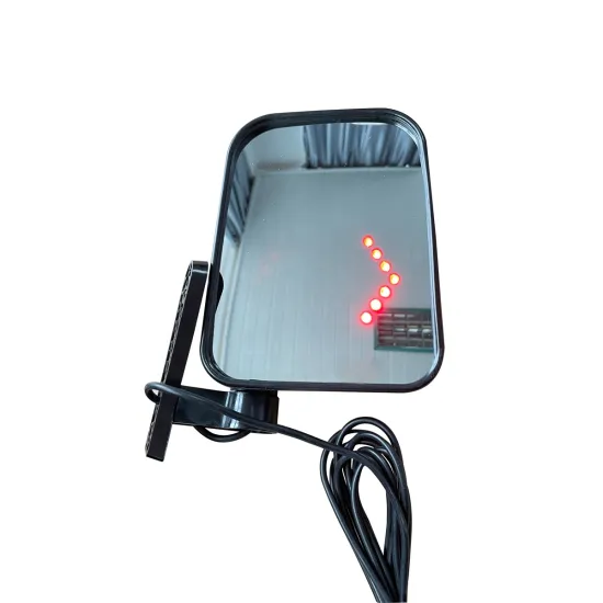 XM25008 Golf Cart Side Mirrors with Signal Light and Rearview Mirror Assembly