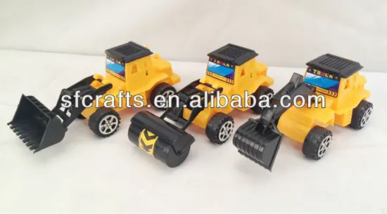 Kids pull line construction truck toys