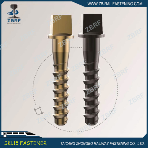 15/16X6" AREMA Normal Strength Screw Spike Plain Finish