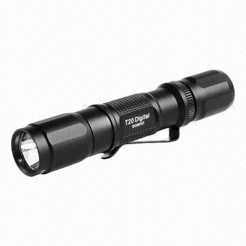 LED flashlight with Cree XP-G2 LED, maximum output 380 lumens