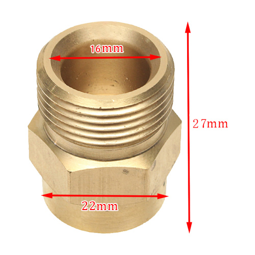 Messingwaschadapter -Schaumlanze -Adapterkoppler