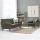 Retro Leather Living Room Corner Combination Sofa