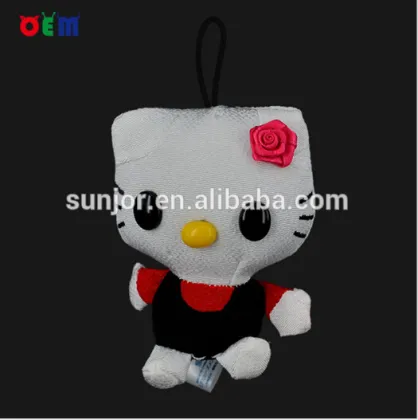 Promotional hello kitty kids toys keychain soft toys hello kitty plush toy