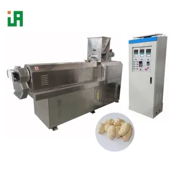 Small Twin Screw Vegetable Meat Extruder Line