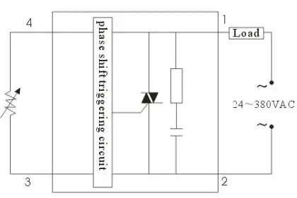 Adjustable solid state relay 90A solid state relay SSR-40VA