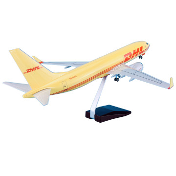 1:80 Scale 47cm DHL Airlines Boeing 737-800 Diecast Resin Airplane Model with Landing Gear