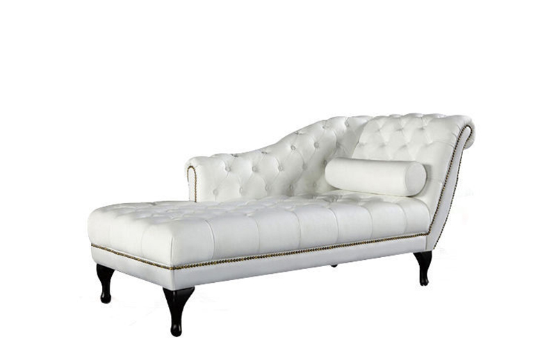 Custom Color Living Room PU Chaise Lounge