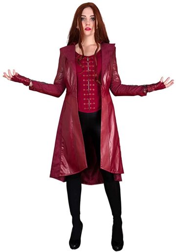 High Quality Scarlet Witch Cosplay Costume Marvel Heros