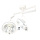 Double-head ceiling halogen operating light centre camera