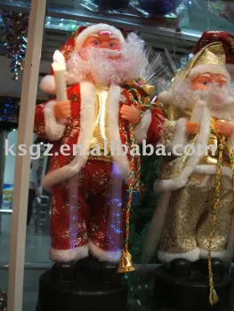 Candle santa claus