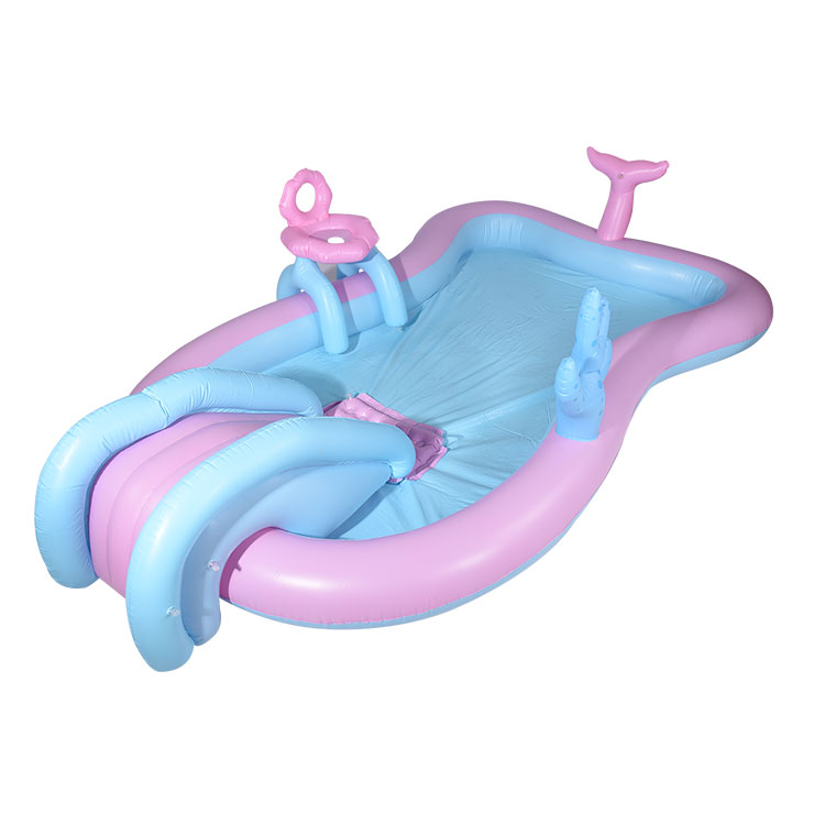 Fish shape inflatable swimming pool kids paddling pool