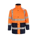 Klasse-3 HIVIS-Coverall atmungsaktivem PU-beschichteter Sicherheitsregenmantel