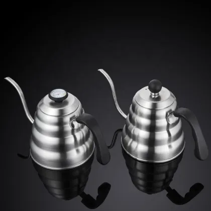 Tropical Thermometer Coffee Pot with Fine Mouth