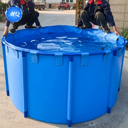 Sistem kolam portabel ikan portabel untuk akuakultur
