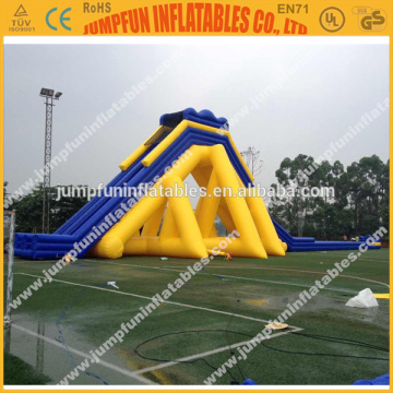 commercial rent use inflatable adults slide/51meter long inflatable giant slides