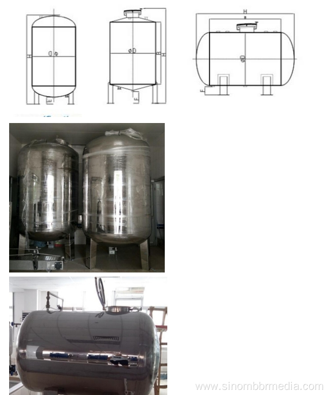 Stainless steel water tank