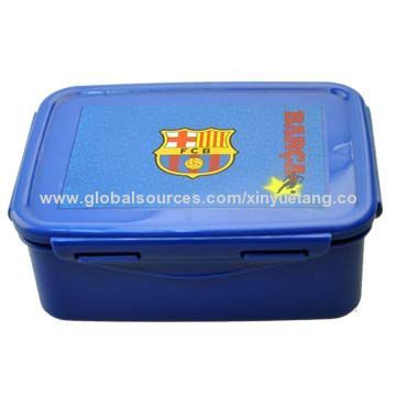 Plastic Kids' School Lunch Box, Measures 16x12x6cm