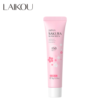 LAIKOU Japan Sakura Sunscreen SPF 50 PA+++ Waterproof Sunblock Cream
