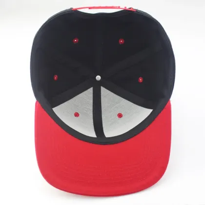 black 3d embroidery american flag snapback cap