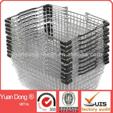Supermarket Wire Mesh Shopping Basket