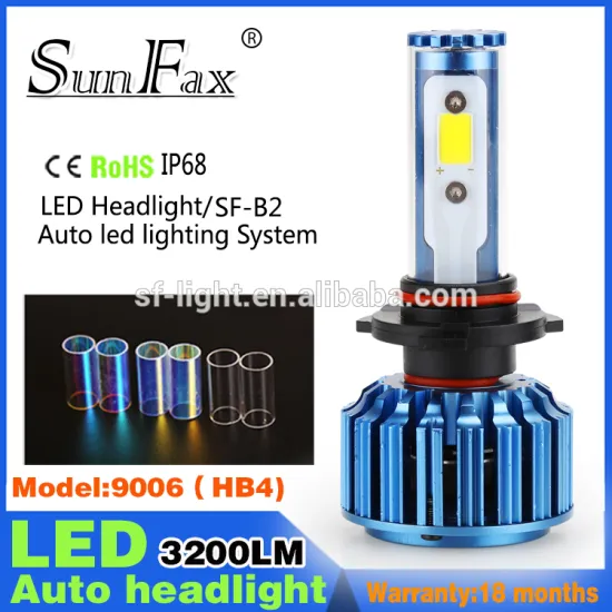 Car and truck accessaries 9005 9006 HB4 led light 6000k USA imported COB chip auto motorcycle led headlight