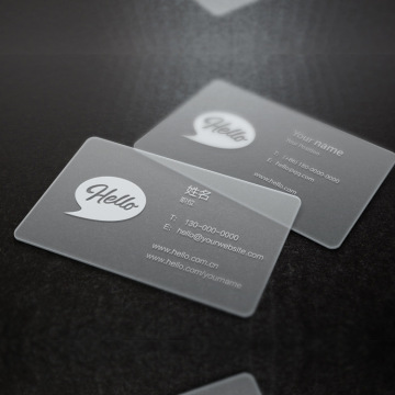 Luxury Custom Die-Cut Offset Printing PVC Business Cards
