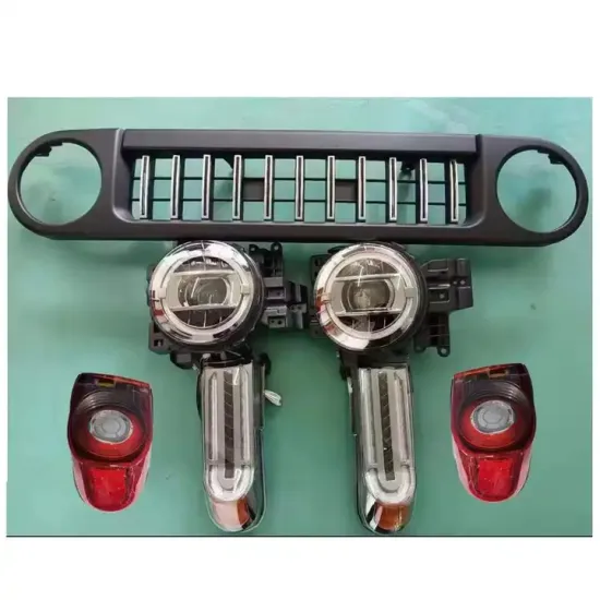 XLstyling Offroad Bumper Grille with Headlights and Taillights for Toyota FJ Cruiser