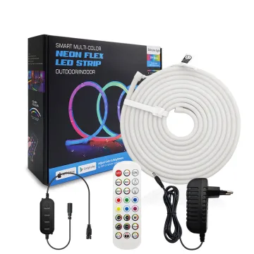 Magic Color Change LED Neon Strip Light with Smart APP & IR Remote Control, Waterproof and Flexible