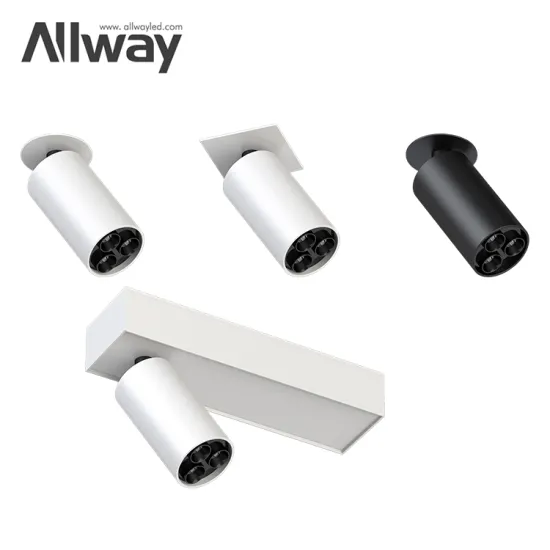 ALLWAY Adjustable Commercial Gold Down Light: An Advanced LED Spotlight with Anti-Glare Technology and Aluminum Construction