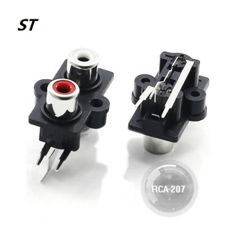 AV2-7 RCA Jack Connector - Audio Socket RCA Female Connector