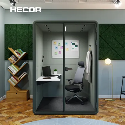 Dual Seating Acoustic Privacy Booth